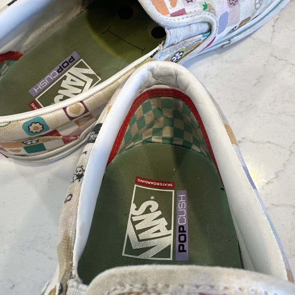 VANS x Frog collab Skateboard Men's Slip-On Skate Shoes limited edition Size 11 - Picture 10 of 11